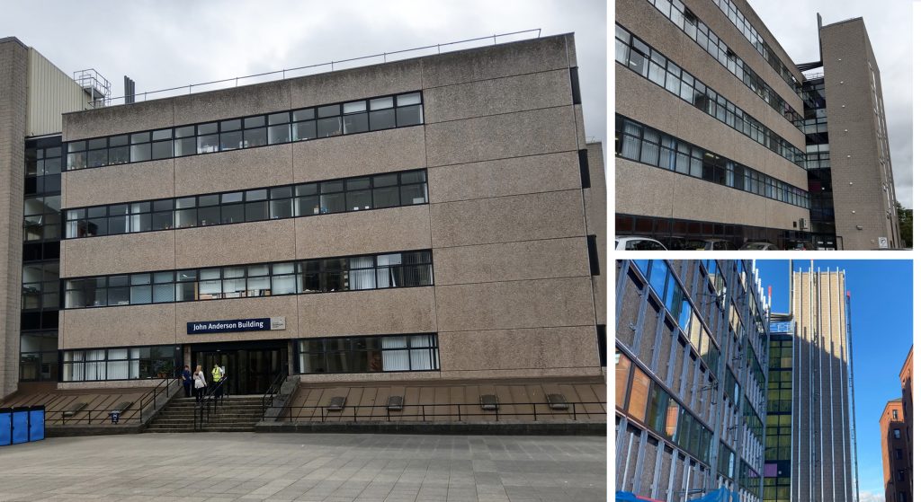DESIGN BUILD FACADES ARE NOW ON SITE AT THE UNIVERSITY OF STRATHCLYDE